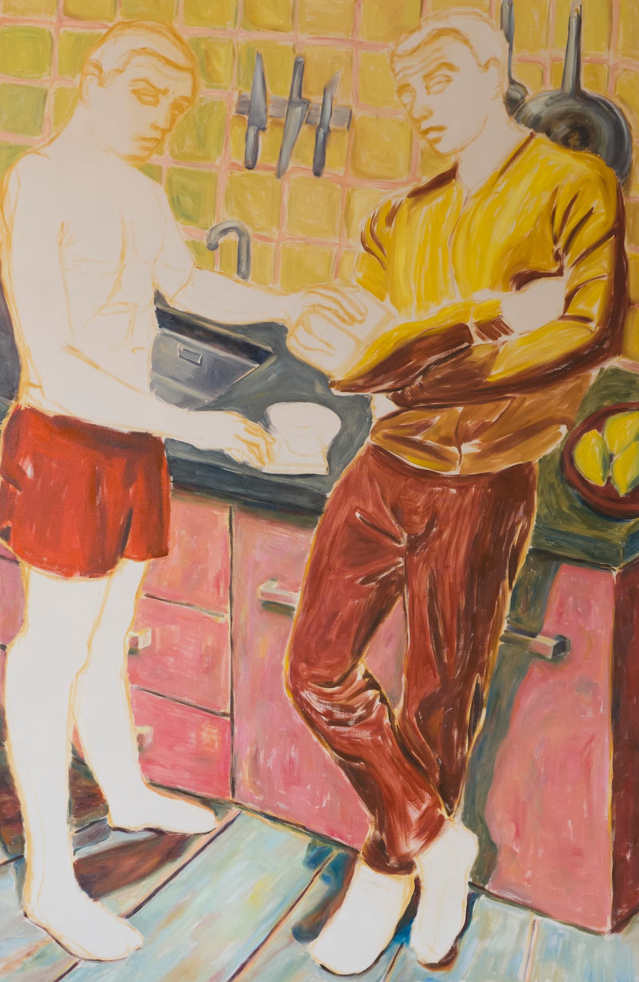 MyFitnessPal — olieverf op linnen, 170 × 110 cm